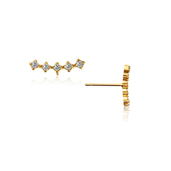 Lolita Climber Stud Earrings