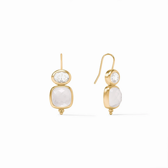 Kaleidoscope Earrings - Iridescent Clear Crystal