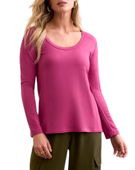 Classic Scoop Neck Long Sleeve Top Classic Scoop Neck Long Sleeve Top