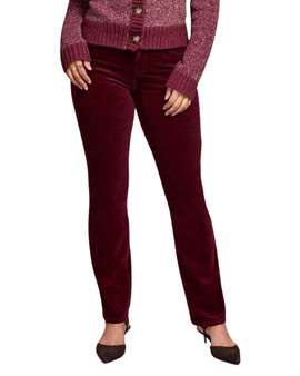 Straight Leg Stretch Cordoroy Fly Front 5-Pocket Pant