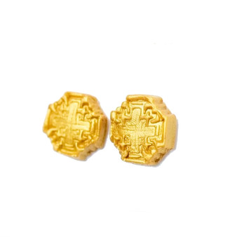 Jerusalem Tiny Stud Earrings