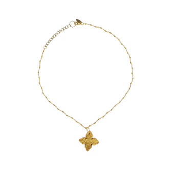 Kait Cross Pyriite Chain Necklace Kait Cross Pyriite Chain Necklace