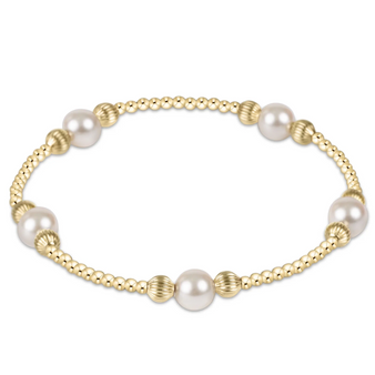 Purpose Pearl 6mm Beaded Bracelet - Dignity