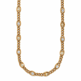 Trust Life Necklace - Gold CZ
