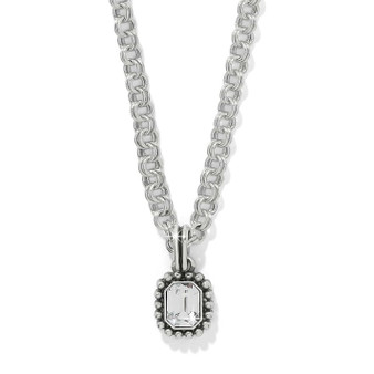 Twinkle Luxe Necklace - Silver CZ