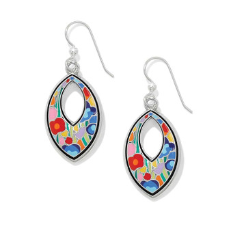 Colormix Meadow French Wire Earrings - Silver - Multi