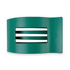 Rectangle Flat Small Hair Clip - Fir Real Green