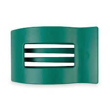 Rectangle Flat Small Hair Clip - Fir Real Green