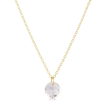 Reflection Charm Necklace - Gold April