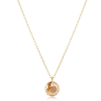 Reflection Charm Necklace - Gold November