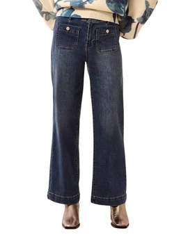 Tribal Sophia Curvy Super Straight Ankle Jeans