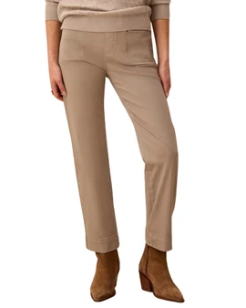 Tribal Comfort Stretch Straight Leg Pull-On Ankle Pants