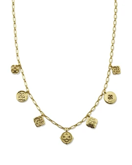 Kendra Scott Dira Charm Necklace in Gold
