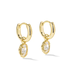 Mini Ellie Luxe Huggie Earrings in Gold