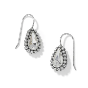 Twinkle Luxe Teardrop French Wire Earrings