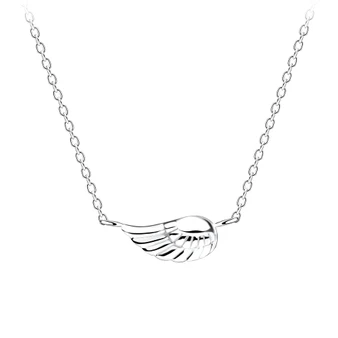 Sterling Silver Angel Wing Necklace
