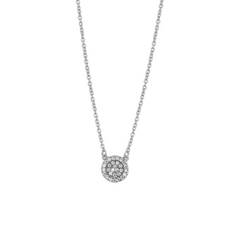 CZ Sparkling Center Necklace