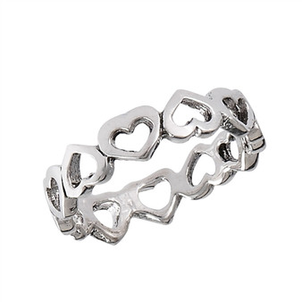 Endless Inverted Heart Ring