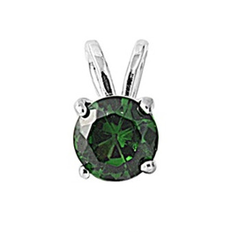 May Birthstone - Emerald Pendant