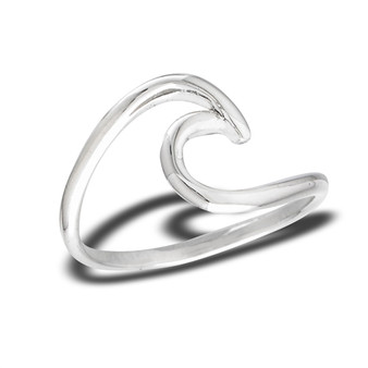 Solid Wave Ring