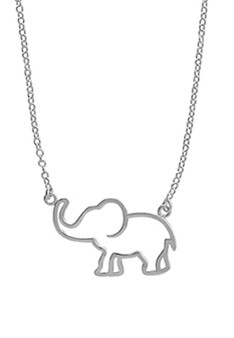 Elephant Cutout Necklace