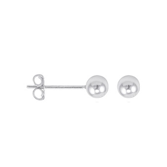 Sterling Silver Ball Stud Earrings - 8mm