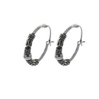 16mm Bali Hoop Earrings