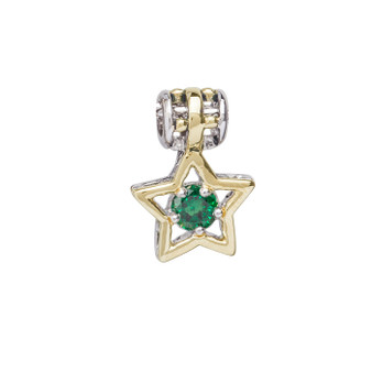 Celebration Birthstone Collection Star Charm - May