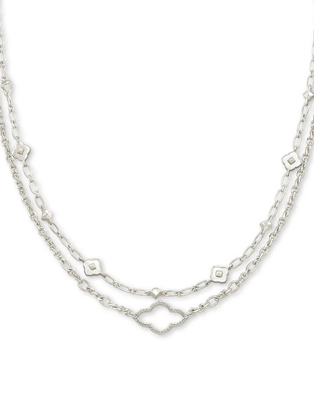 Rocksbox: Elisa Herringbone Multi Strand Necklace by Kendra Scott