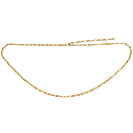 Demi Cuban Link Long Chain - Gold