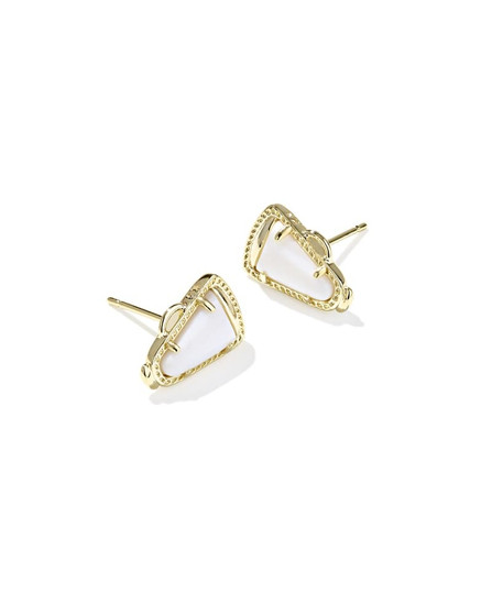 Cheer Stud Earrings in Gold