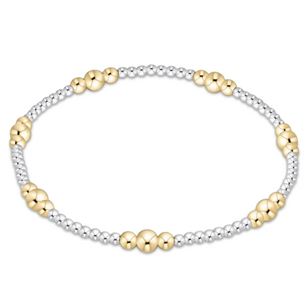 Purpose Gold 4mm Beaded Bracelet -  Mixed Metal