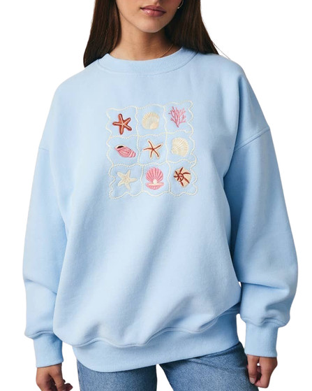 Shell Embroidered Sweatshirt