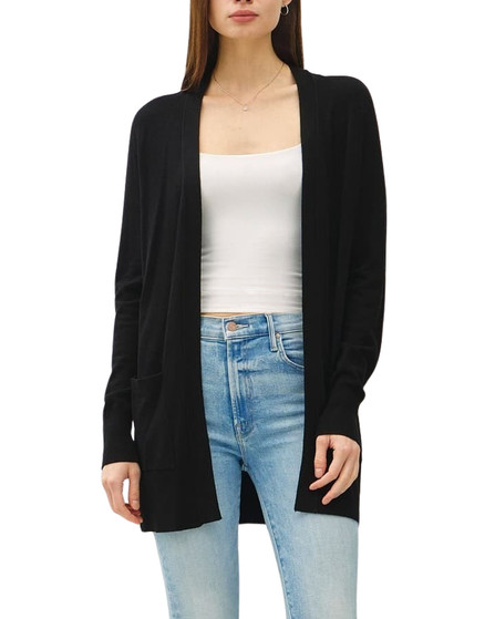 Everyday Essential Open-Front Cardigan