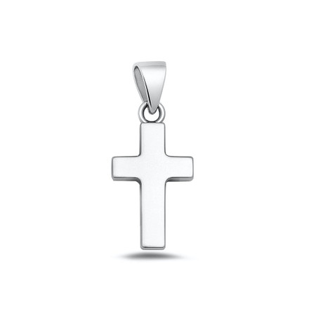 Classic Sterling Silver Cross Pendant