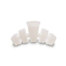 Classic Large Hair Clip - Coconut White