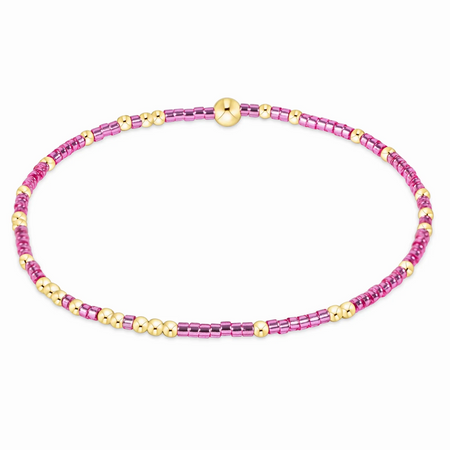 Hope Unwritten Beaded Bracelet - Pink Metallic