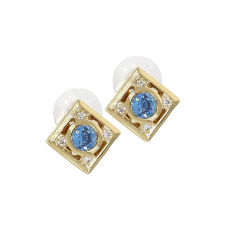 Gilded Collection Diamond Shape Post Earrings