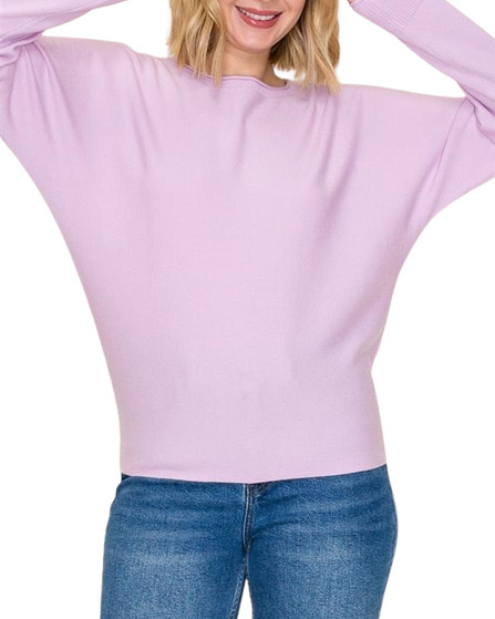 Essential Soft-Touch Dolman Sleeve Pullover