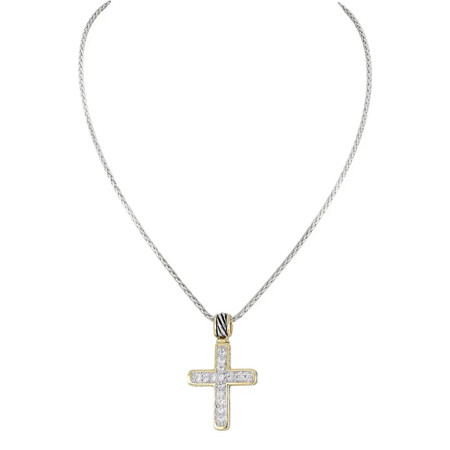CZ Cross Necklace