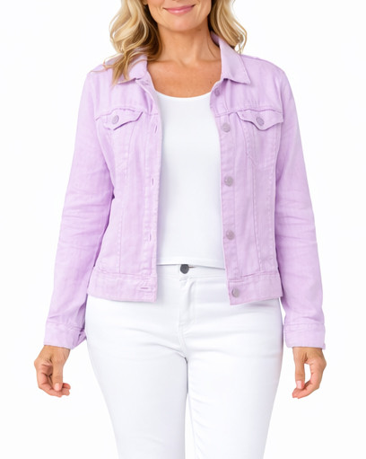 Lulu B Linen Button Front Jacket