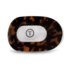 Round Large Flat Hair Clip - Tortoise