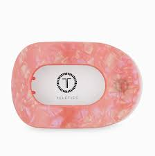 Round Small Flat Hair Clip - Dreamsicle