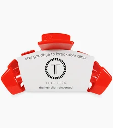 Classic Medium Hair Clip - Red