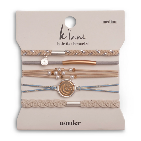 Wonder - Hair Tie Bracelets - Light Blue