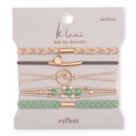 Reflect - Hair Tie Bracelets - Green