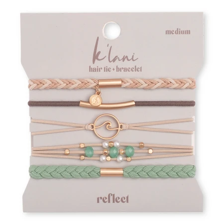 Reflect - Hair Tie Bracelets - Green