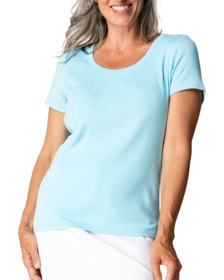 Rib Knit Essential Tee