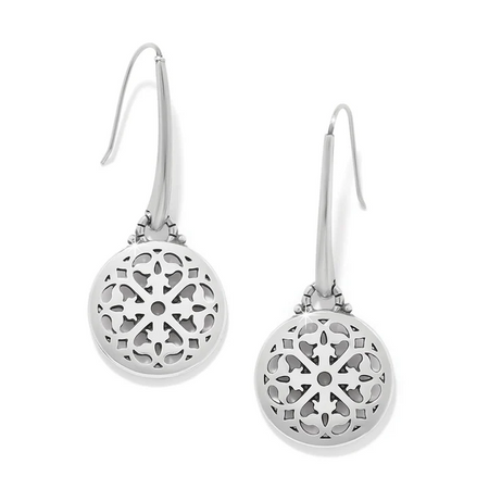 Ferrara Siena French Wire Earrings - Silver