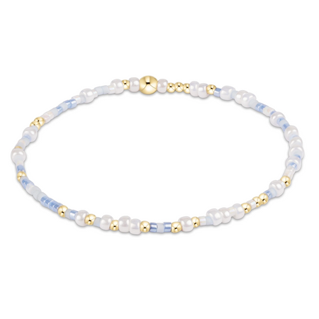 Hope Unwritten Bracelet - White/Blue It's Not That Deep